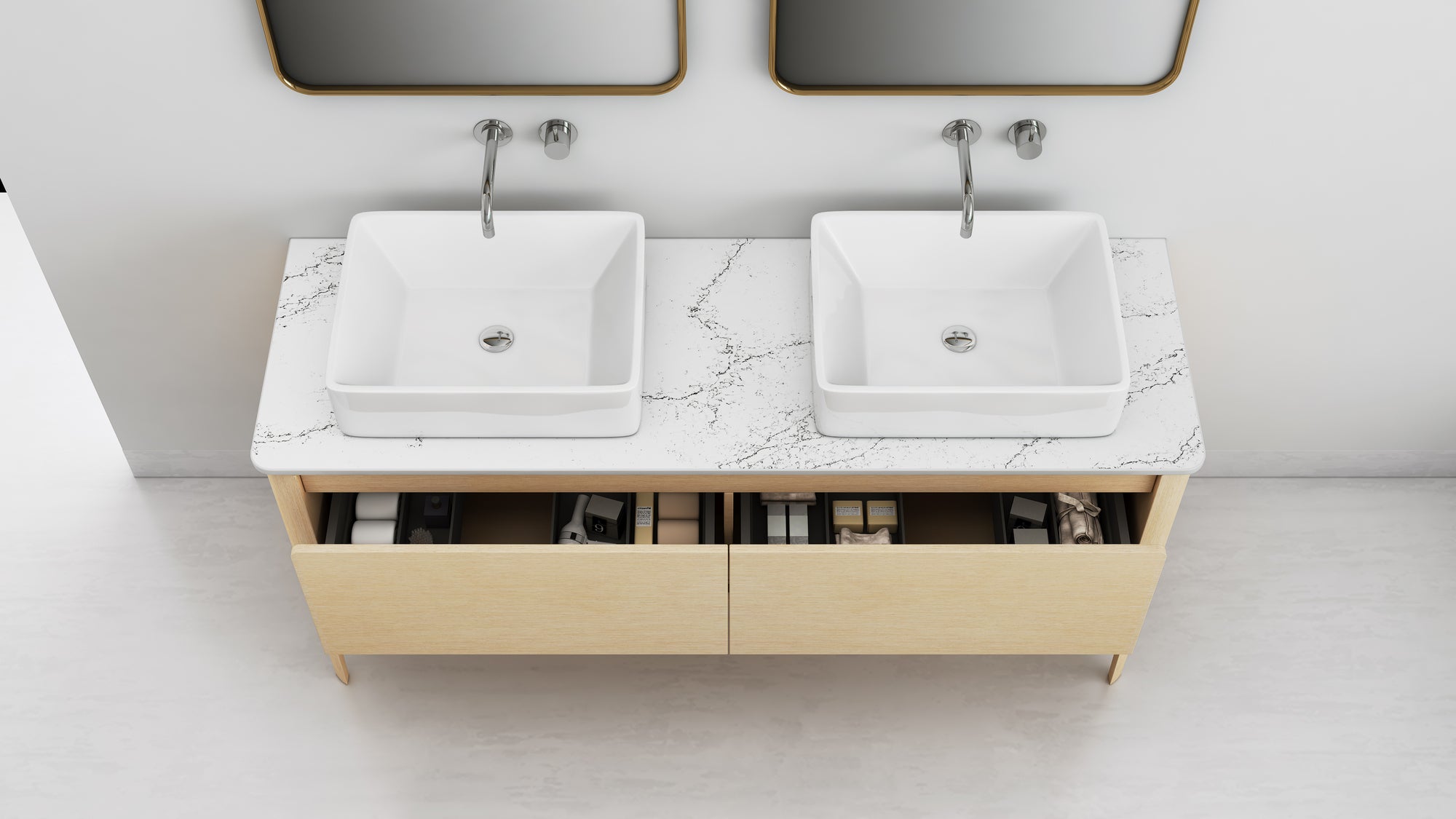 Perouse 1500 Vanity (Floor)