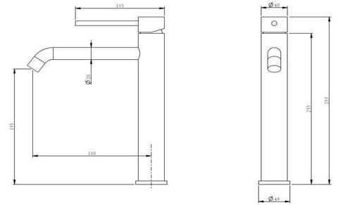 Pioneer Tall Basin Mixer