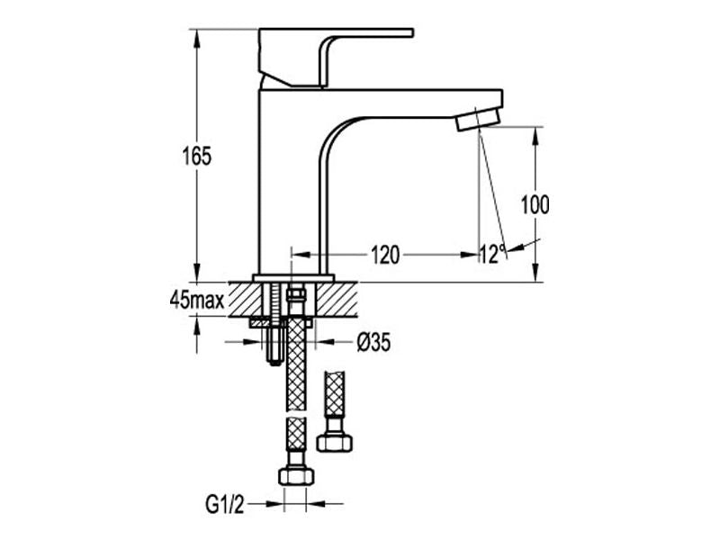 Smart standard Basin Mixer